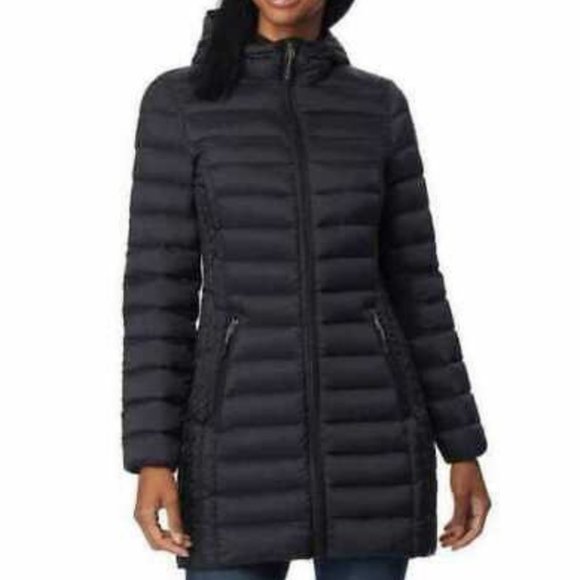 Aventura Jackets & Blazers - Aventure Ladies Black Lightweight Long Down Jacket